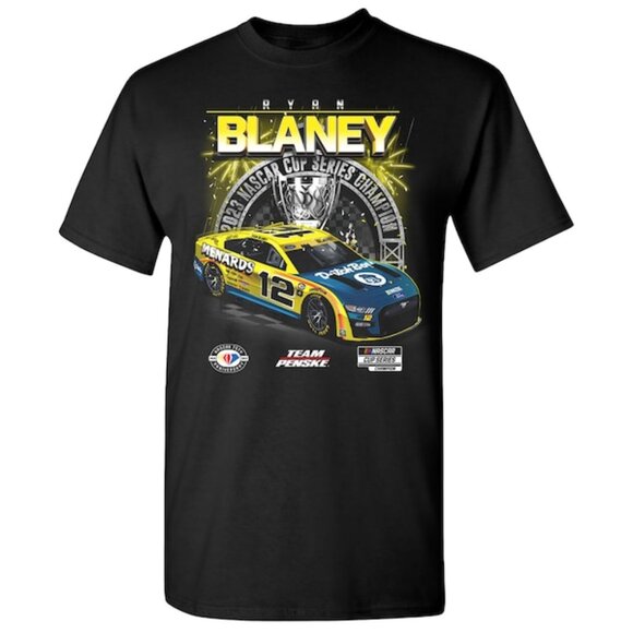 Ryan Blaney Team Penske NASCAR Champion 2023 Fan Gift Racing T-shirt 05 - Picture 1 of 5